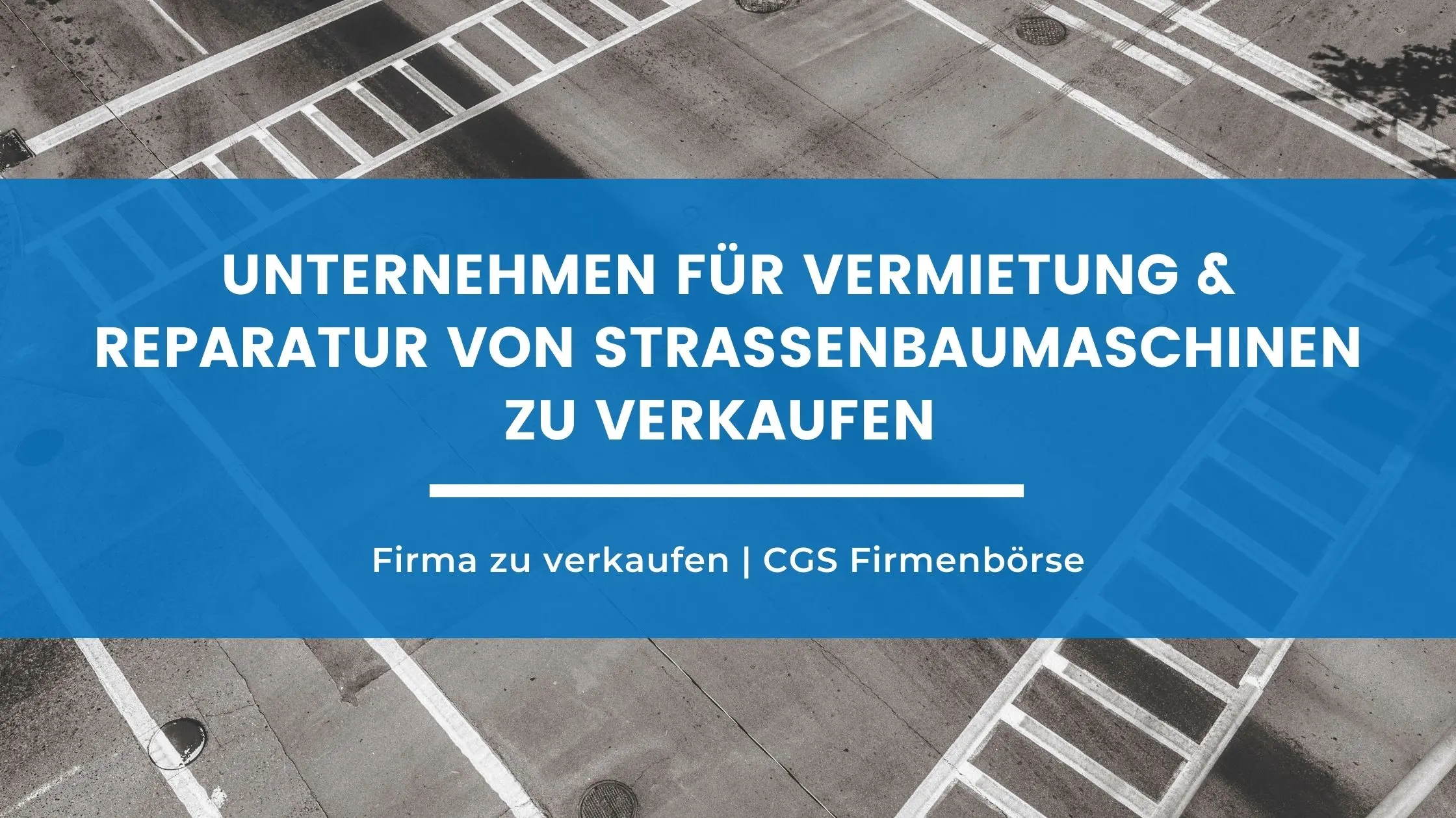 Straßenfertiger Unternehmen zu verkaufen